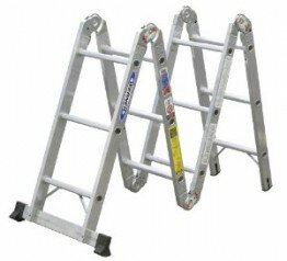 FOLDING LADDER, COLLAPSIBLE EXTENSION LADDER