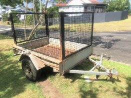 6 x 4 caged box trailer