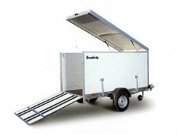 Box Trailer with Ramps