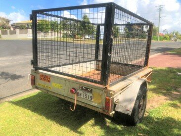 6 x 4 caged box trailer