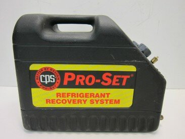 CPS CR300 A/C REFRIGERANT RECOVERY UNIT, TANK & MANIFOLD/HOSES/GUAGES COMBO